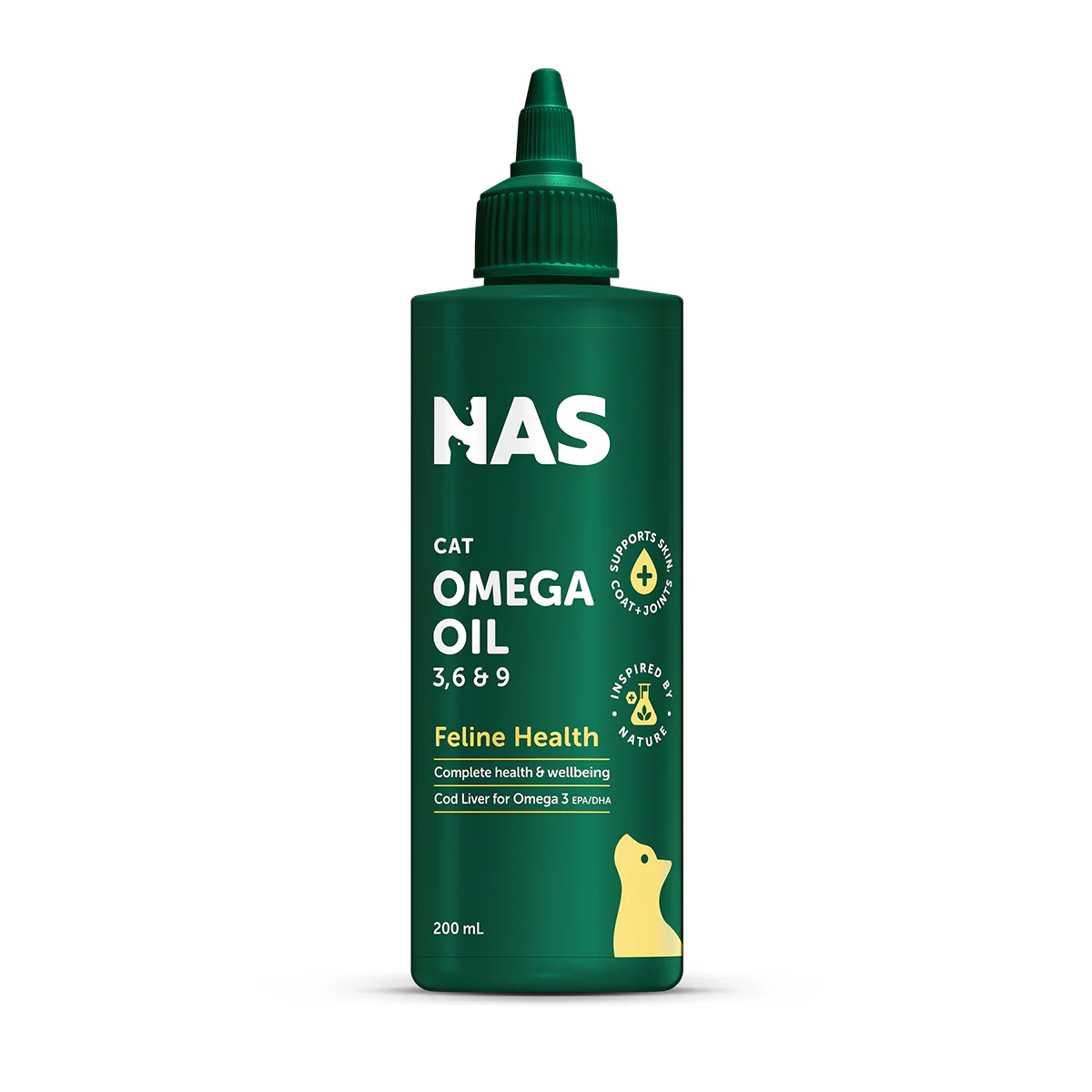 Natural Animal Solutions NAS Omega Oil 3 6 & 9 Feline Health 200ml