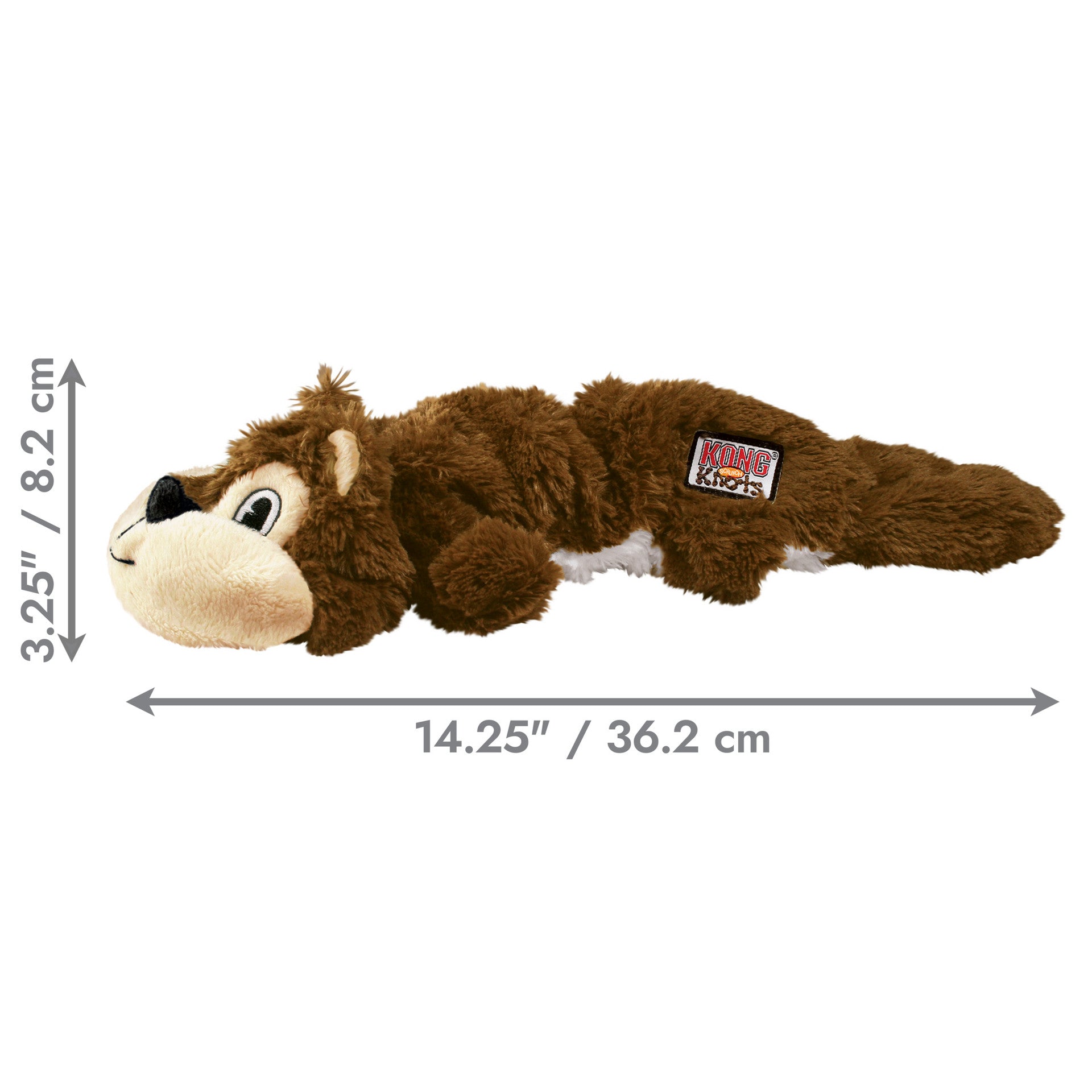 Kong Scrunch Knots Squirrel Dog Toys