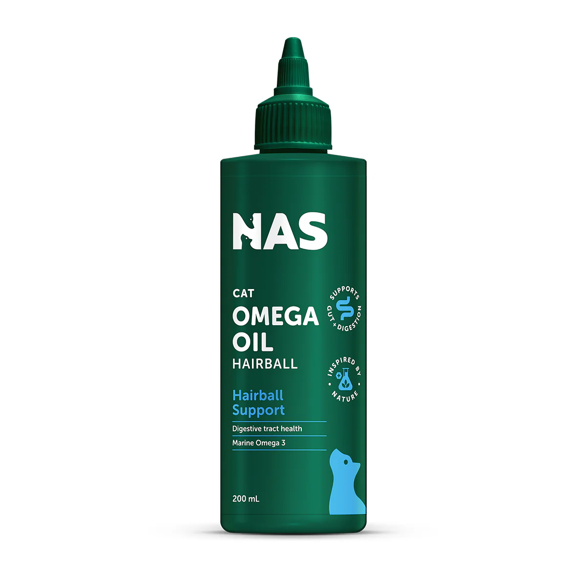 Natural Animal Solutions NAS Omega Oil - Cat Hairball 200ml