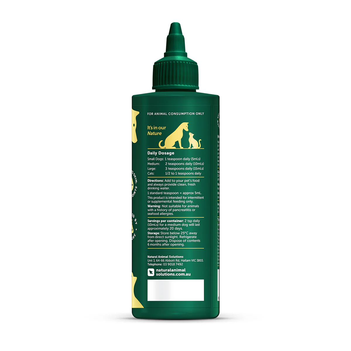 Natural Animal Solutions NAS Omega Oil 3 6 & 9