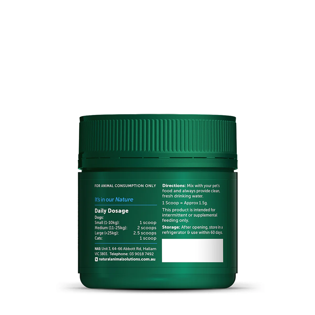 Natural Animal Solutions NAS Gut Balance ProBiotic - Natural for Dogs and Cats