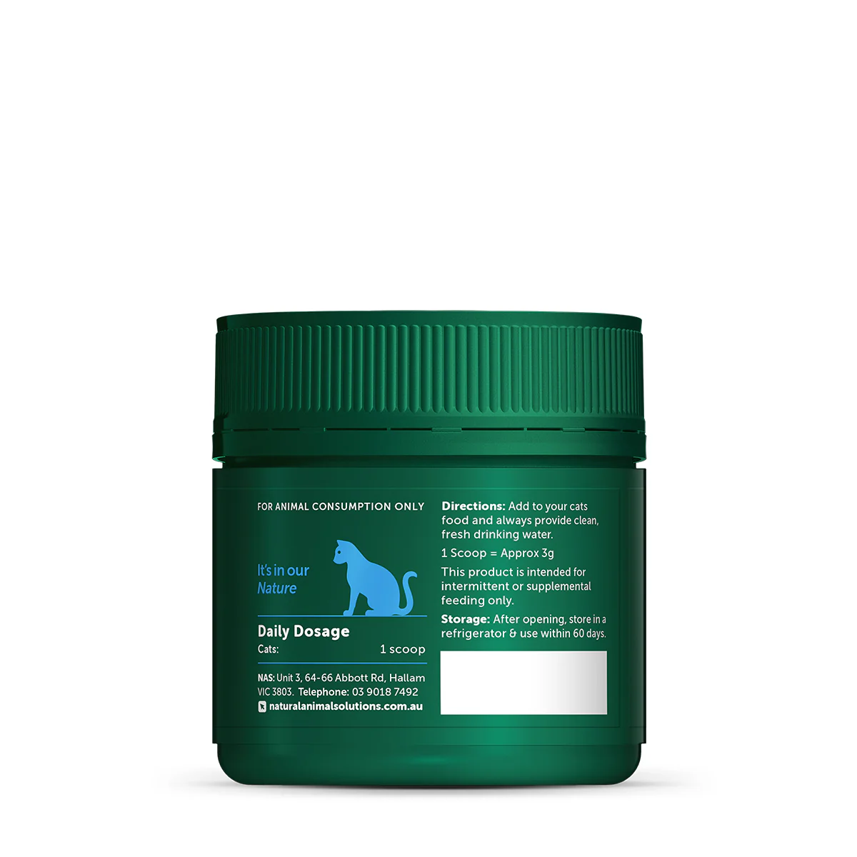 Natural Animal Solutions NAS Gut Balance Probiotic - Feline 80g