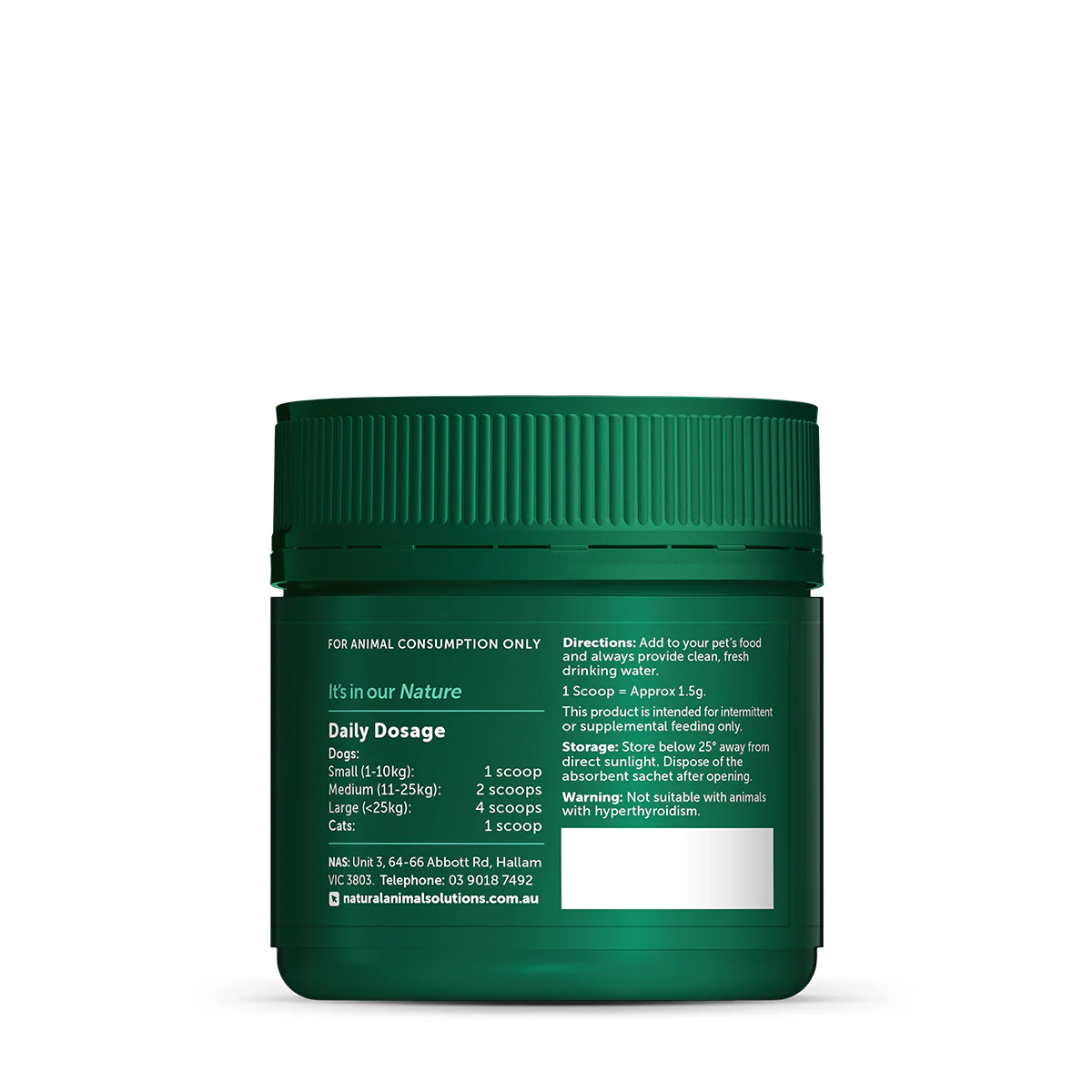 Natural Animal Solutions NAS Dental Powder