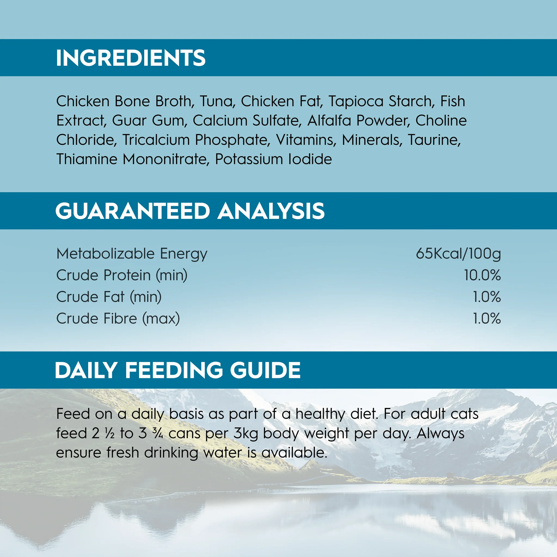 Triology Adult Cat Wet Food Tuna in Bone Broth 85G 24pack