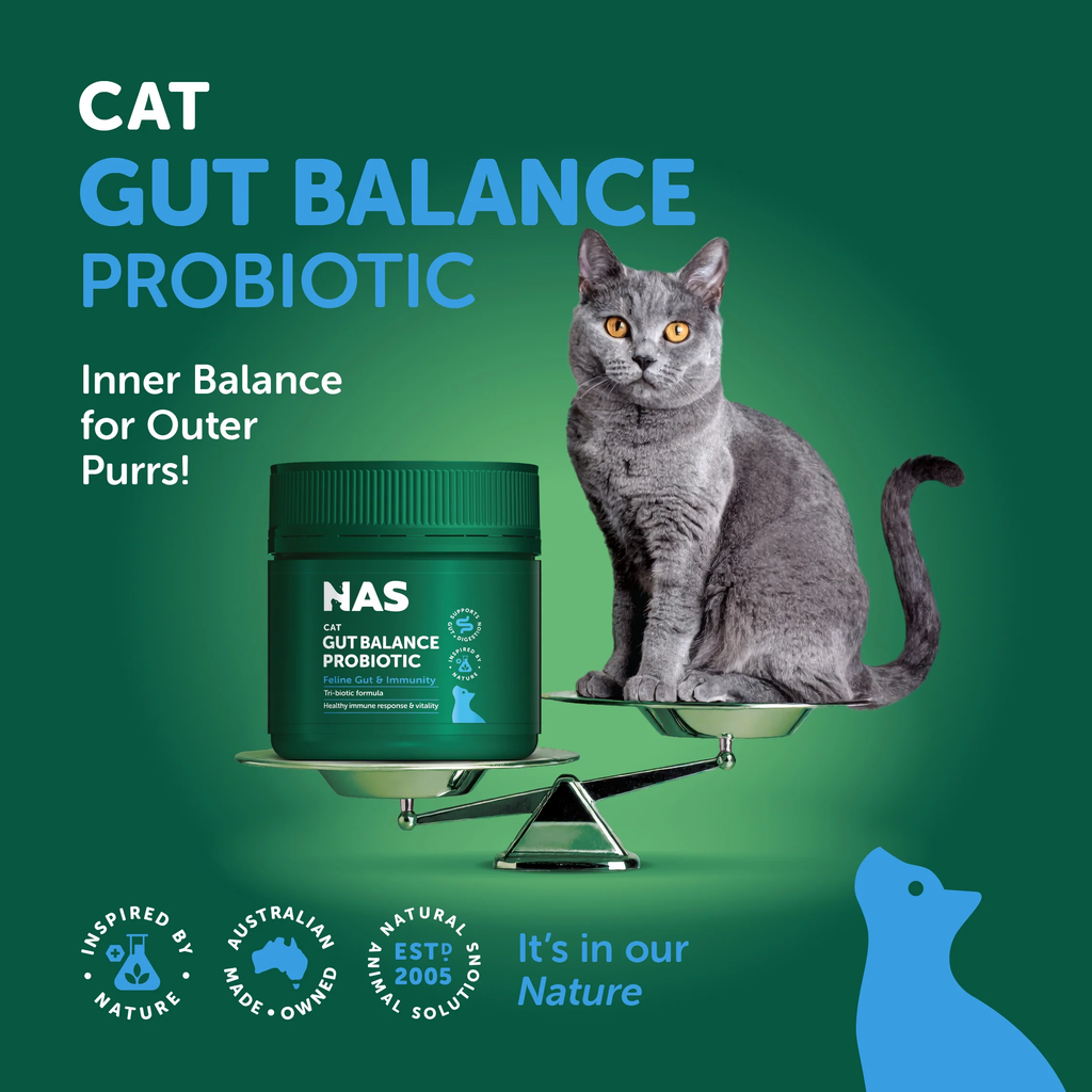 Natural Animal Solutions NAS Gut Balance Probiotic - Feline 80g