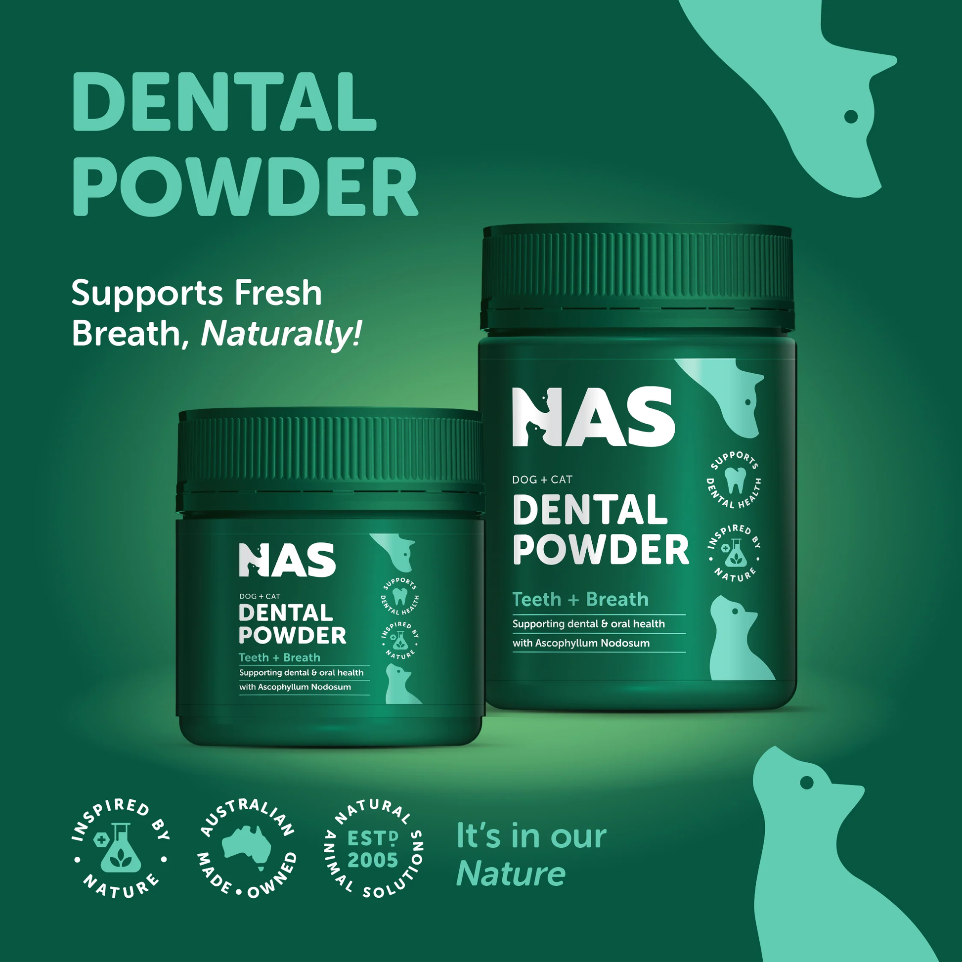 Natural Animal Solutions NAS Dental Powder