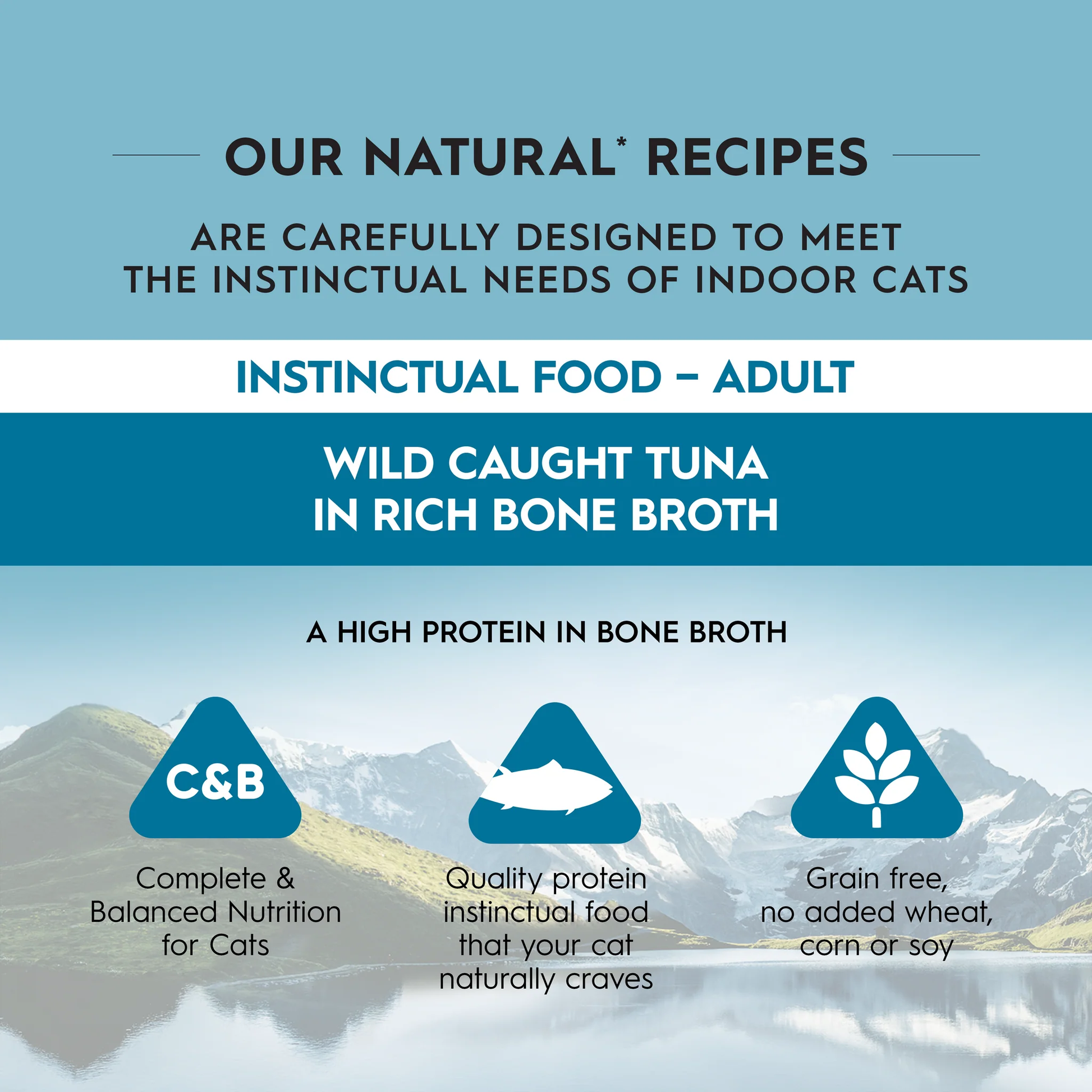 Triology Adult Cat Wet Food Tuna in Bone Broth 85G 24pack