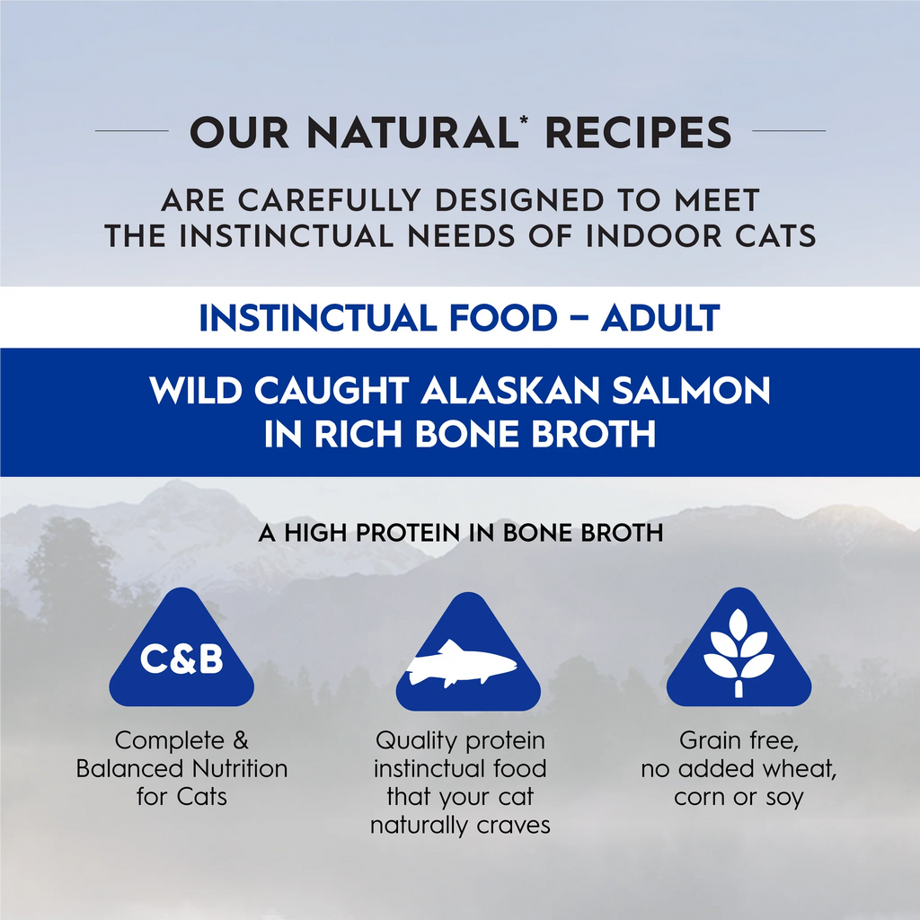 Triology Adult Cat Wet Food Salmon in Bone Broth 85G 24pack