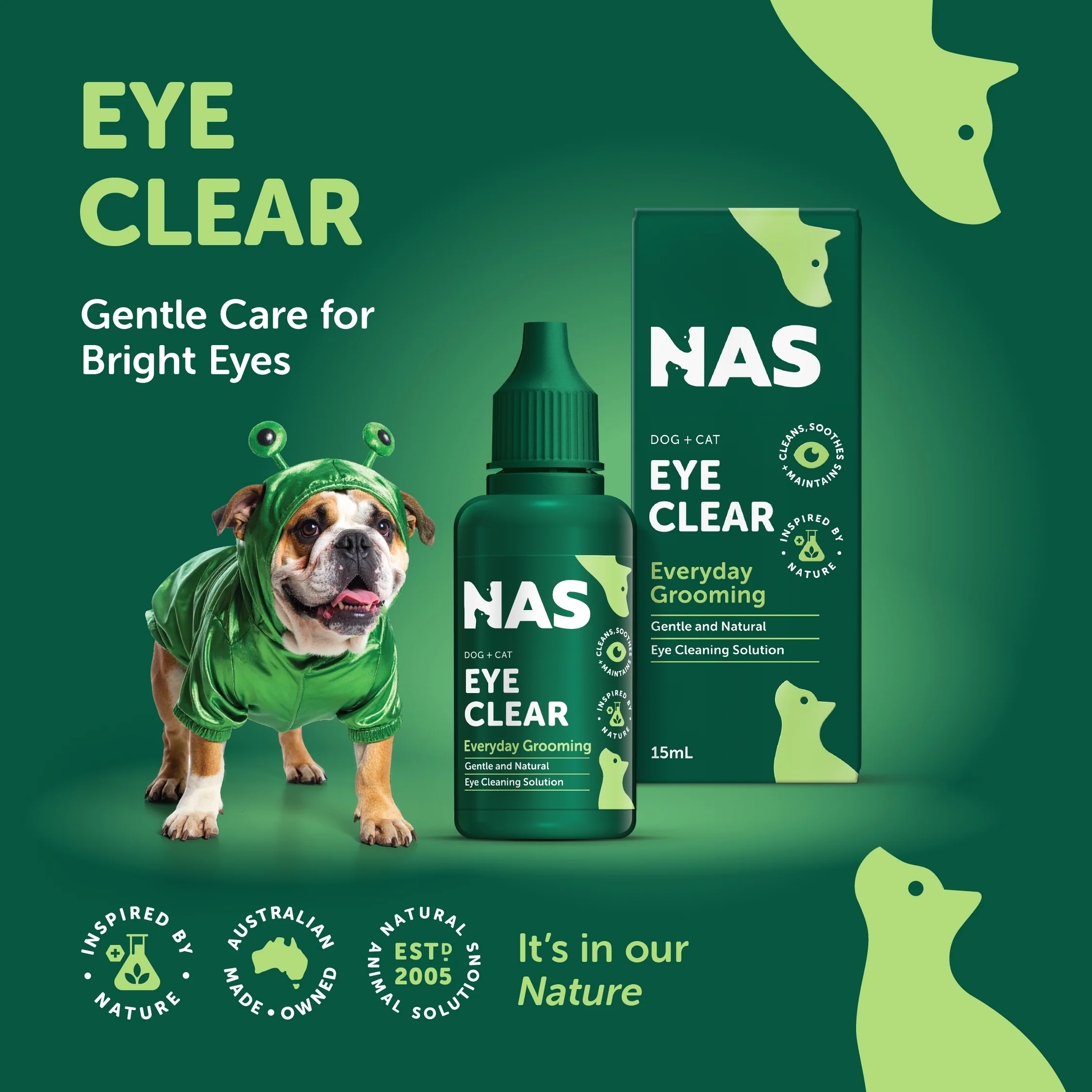 Natural Animal Solutions NAS Eye Clear 15ml