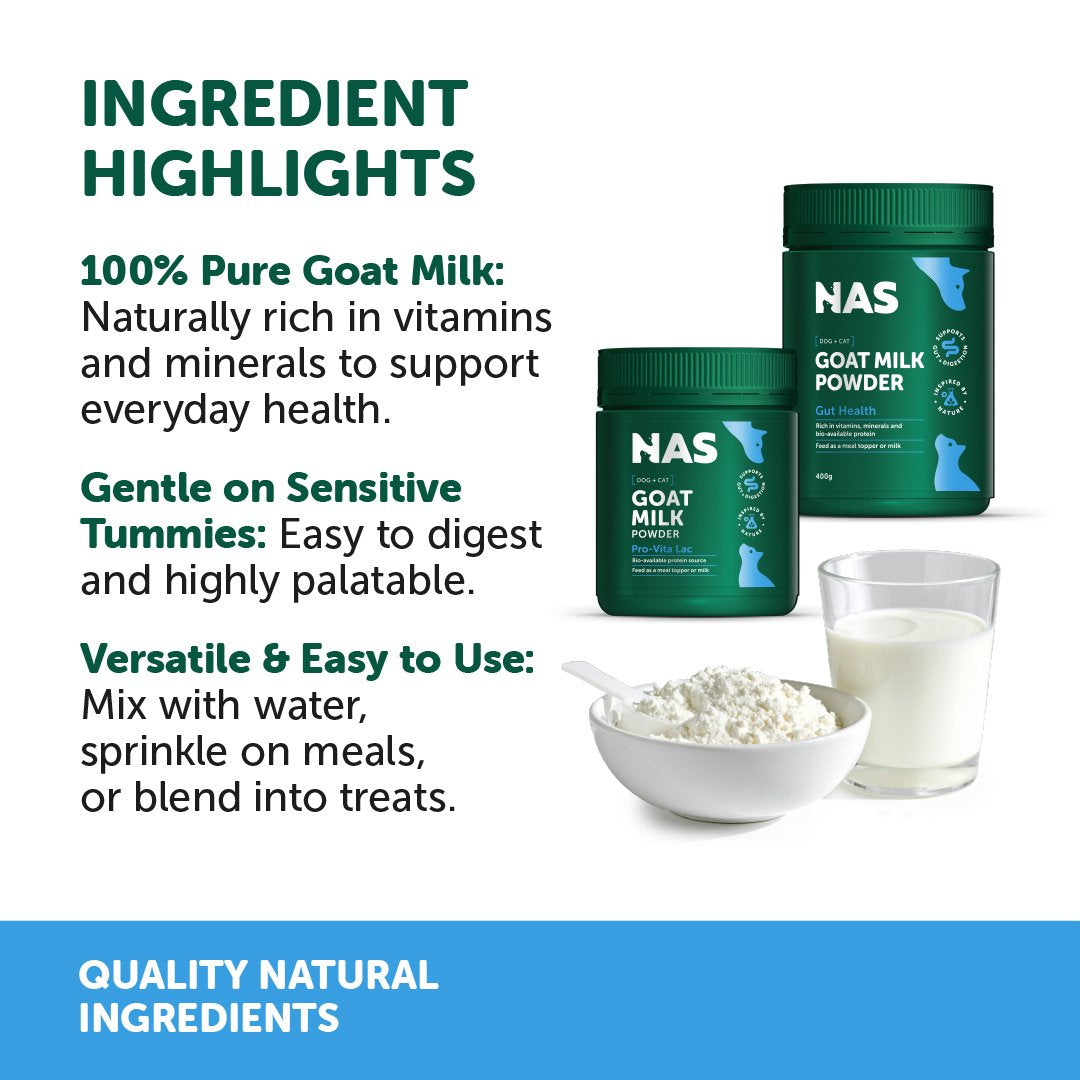Natural Animal Solutions NAS Goat Milk Powder