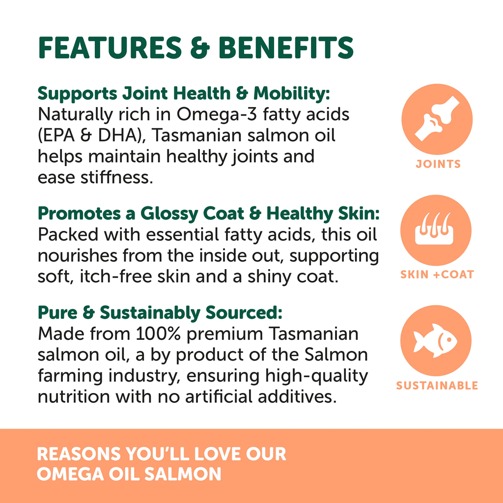 Natural Animal Solutions NAS Omega Oil - Salmon