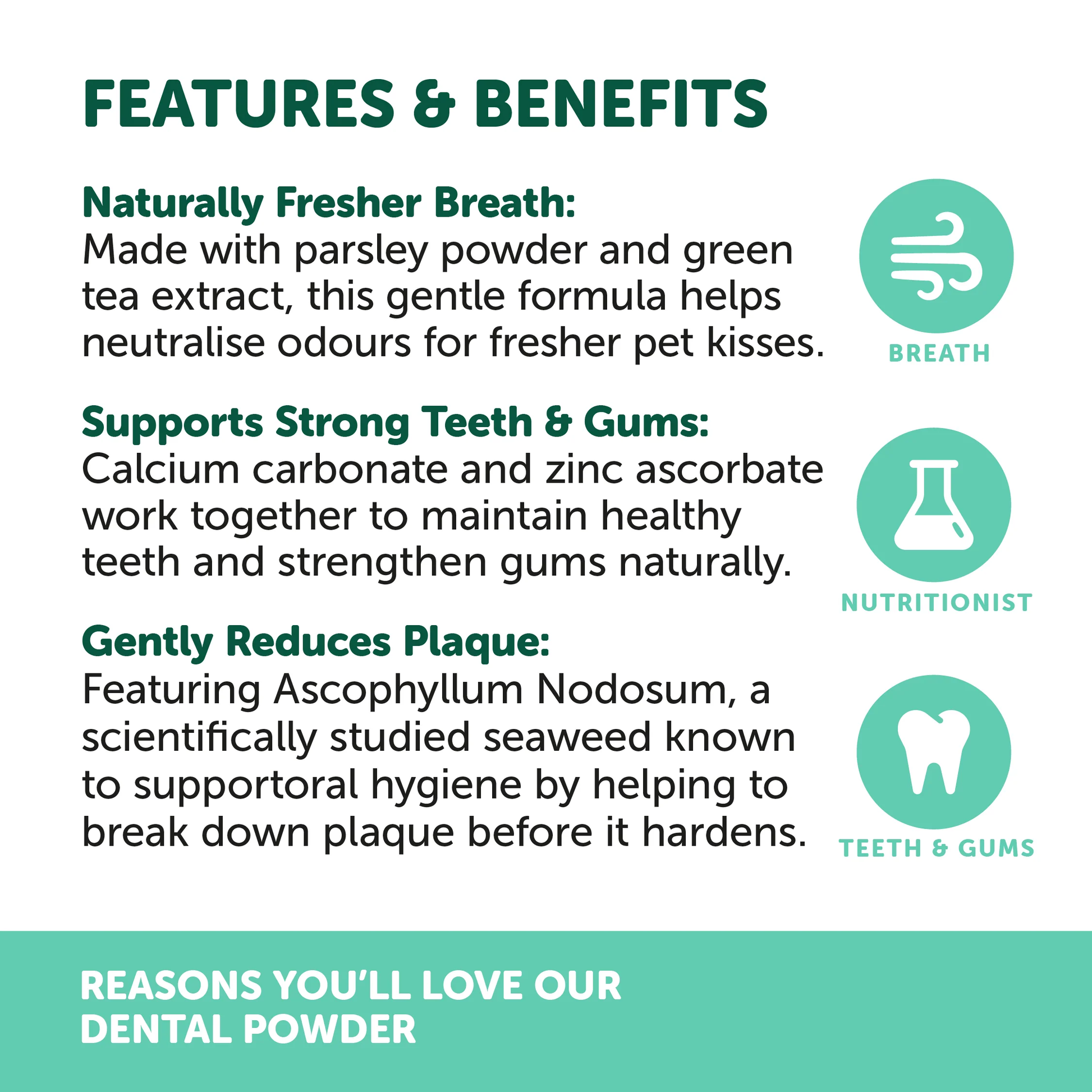 Natural Animal Solutions NAS Dental Powder