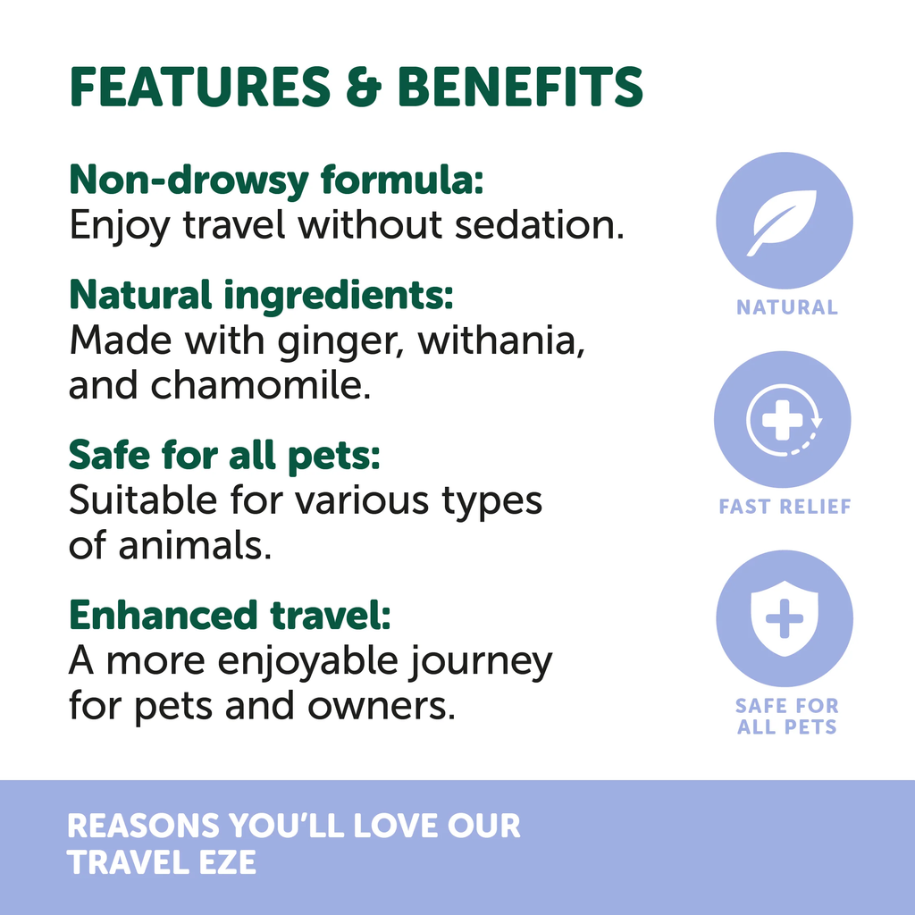 Natural Animal Solutions NAS TravelEze 100ml