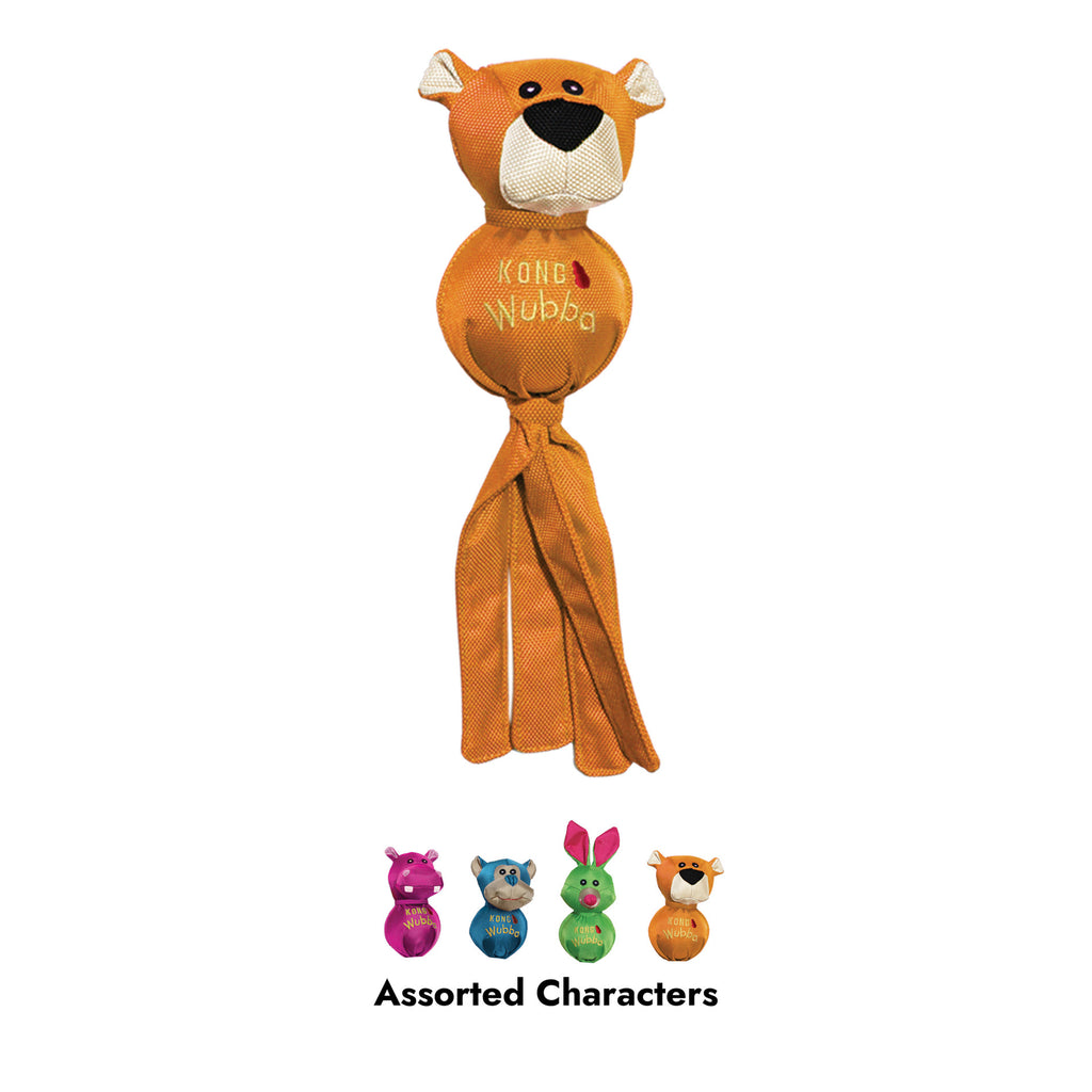 Kong Wubba Friends Ballistic Dog Toys - Assorted Colour