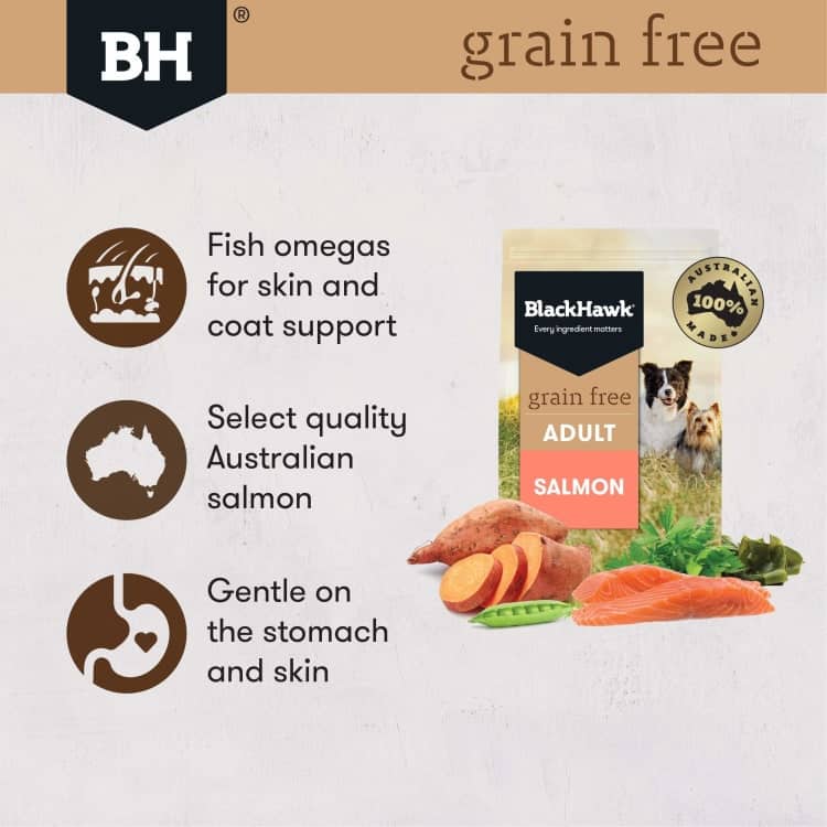 Black Hawk Dog Grain Free Salmon