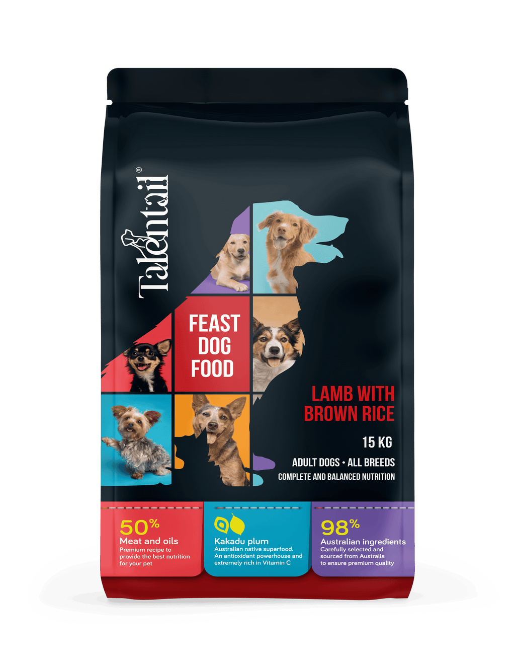 Talentail Premium Lamb with Brown Rice Dog Food