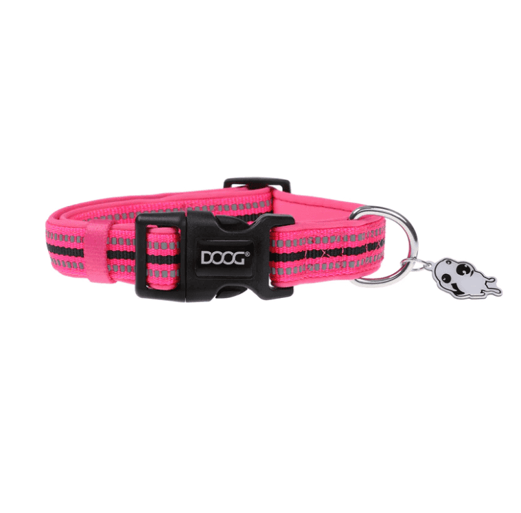 Doog Neoprene Dog Collar - Lady (Neon)