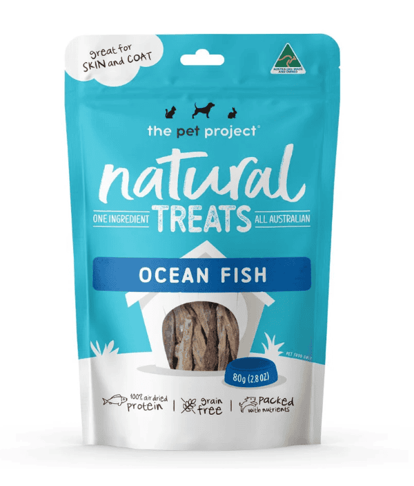 The Pet Project Ocean Fish Natural Treats 80g