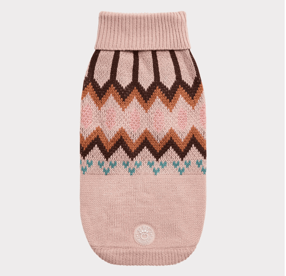 GF Pet Heritage Dog Sweater - Pink