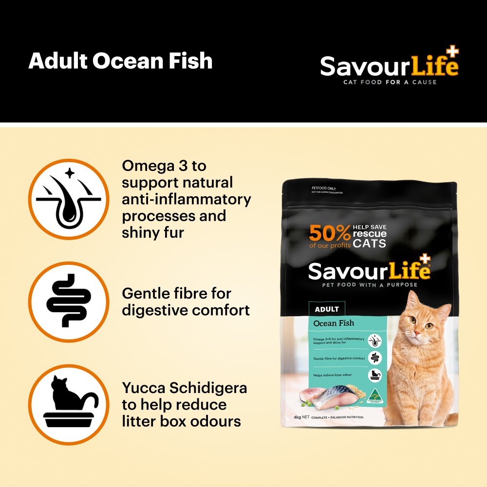 Savourlife Ocean Fish Adult Dry Cat Food