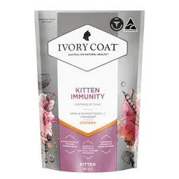 Ivory Coat Inspired by Raw Immunity Wet Kitten Food Pouch 85g 12 Pack