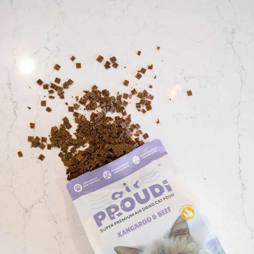Proudi Premium Air-dried Kangaroo and Beef Cat Food