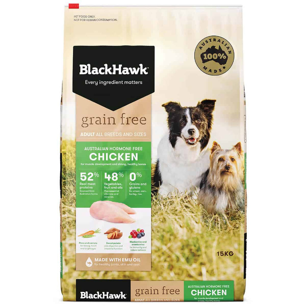 Black Hawk Grain Free Chicken for Adult Dogs