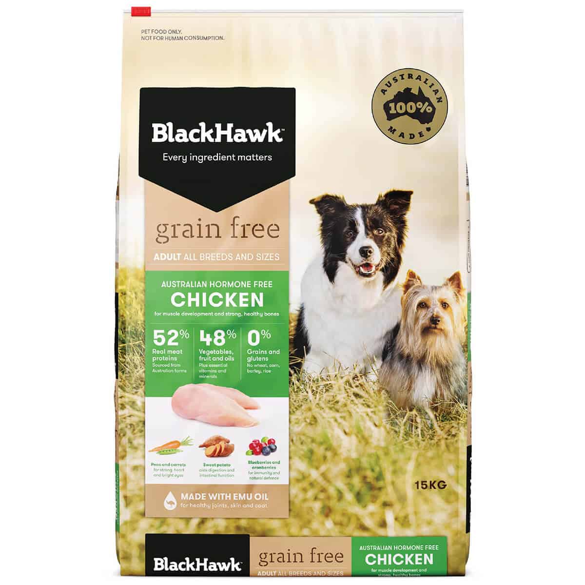 Black Hawk Grain Free Chicken for Adult Dogs