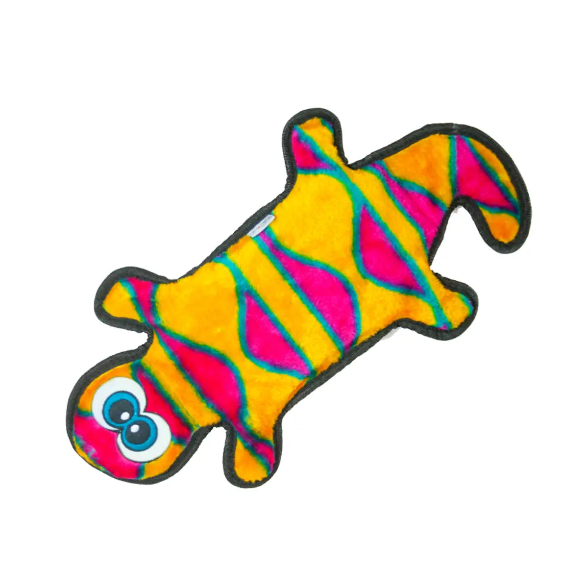 Outward Hound Dog Invincibles Gecko Red/Orange Squeaky Dog Toy