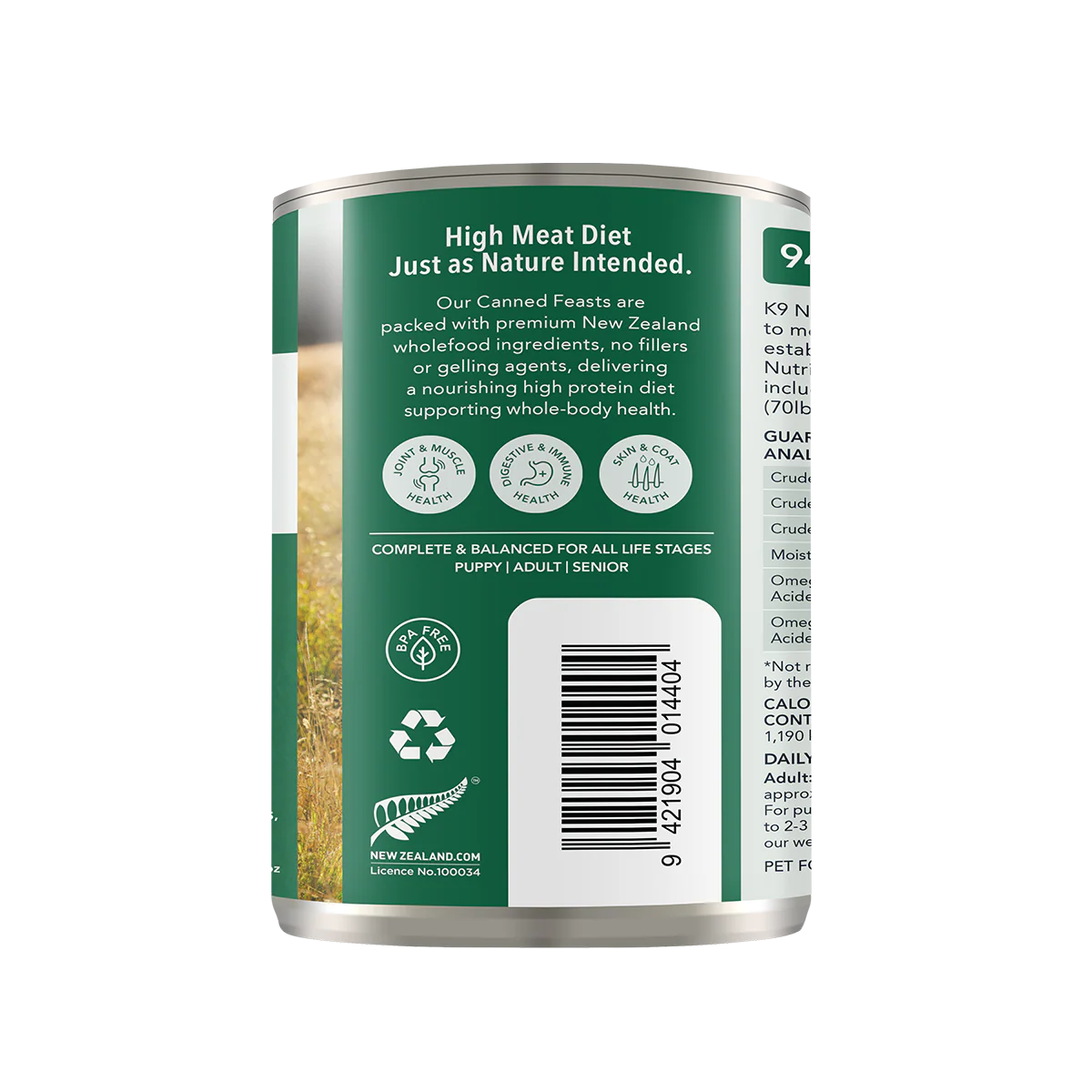 K9 Natural Lamb Feast Canned Dog Food