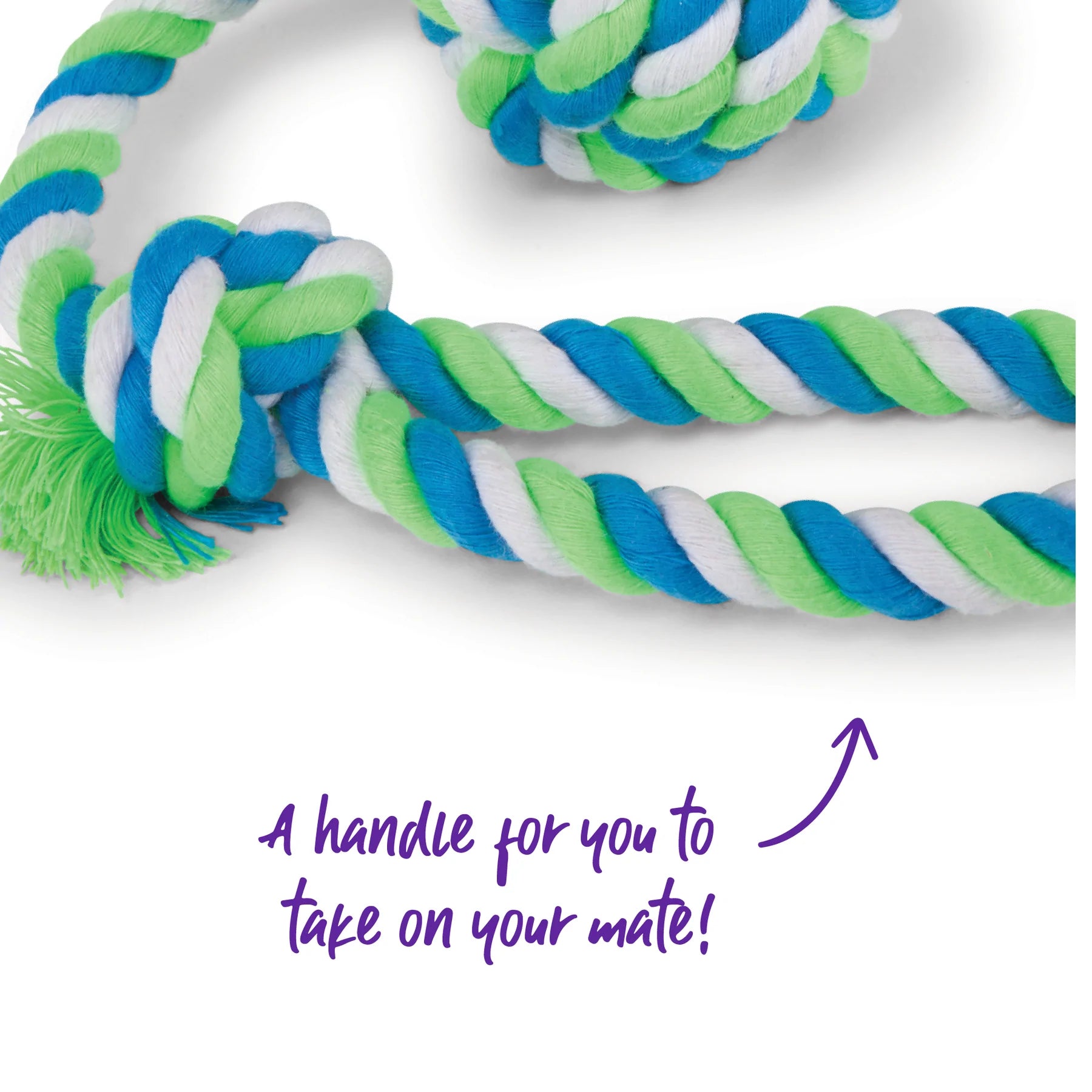 Kazoo Twisted Rope Sling Knot Ball