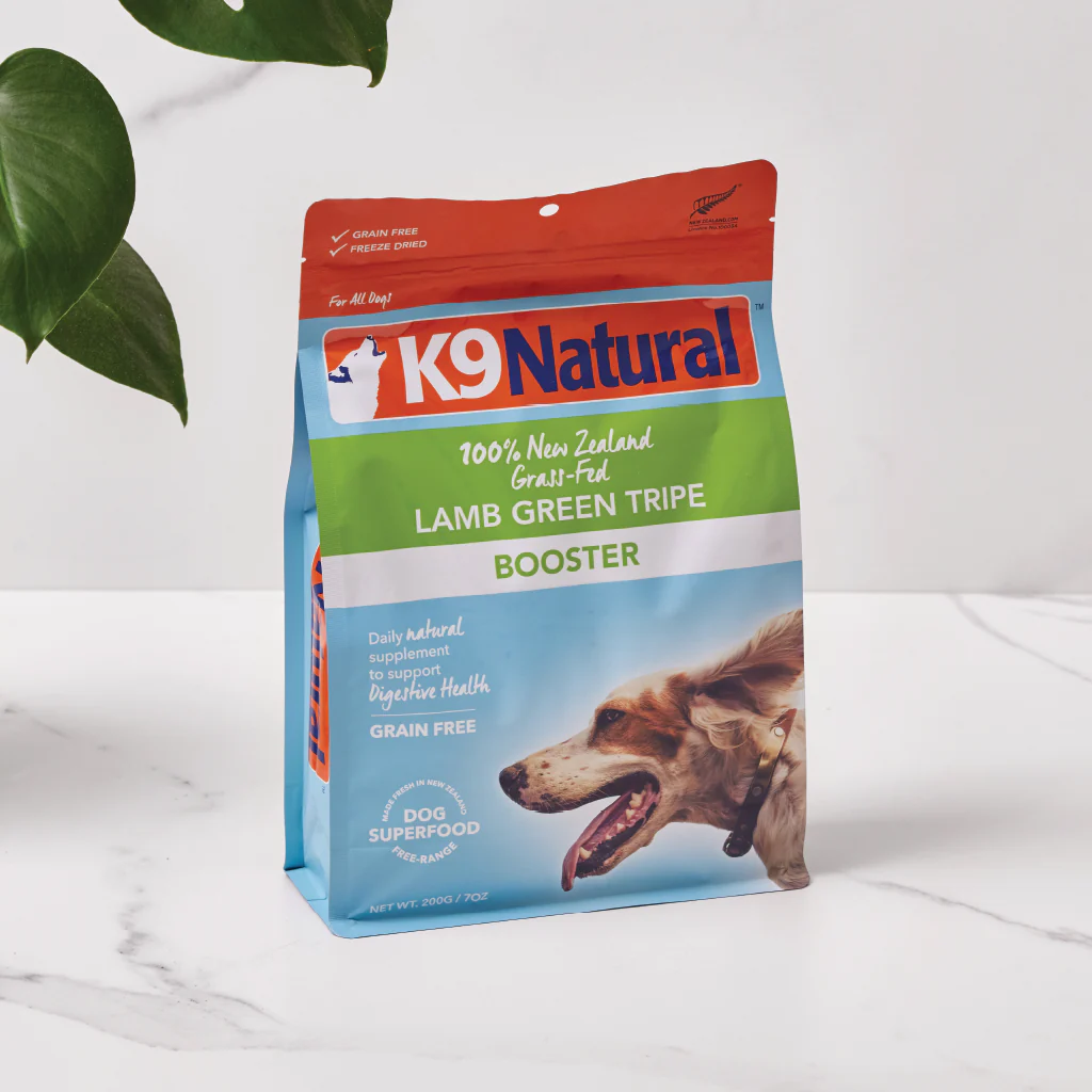 K9 Natural Lamb Green Tripe Freeze-Dried Booster Dog Food