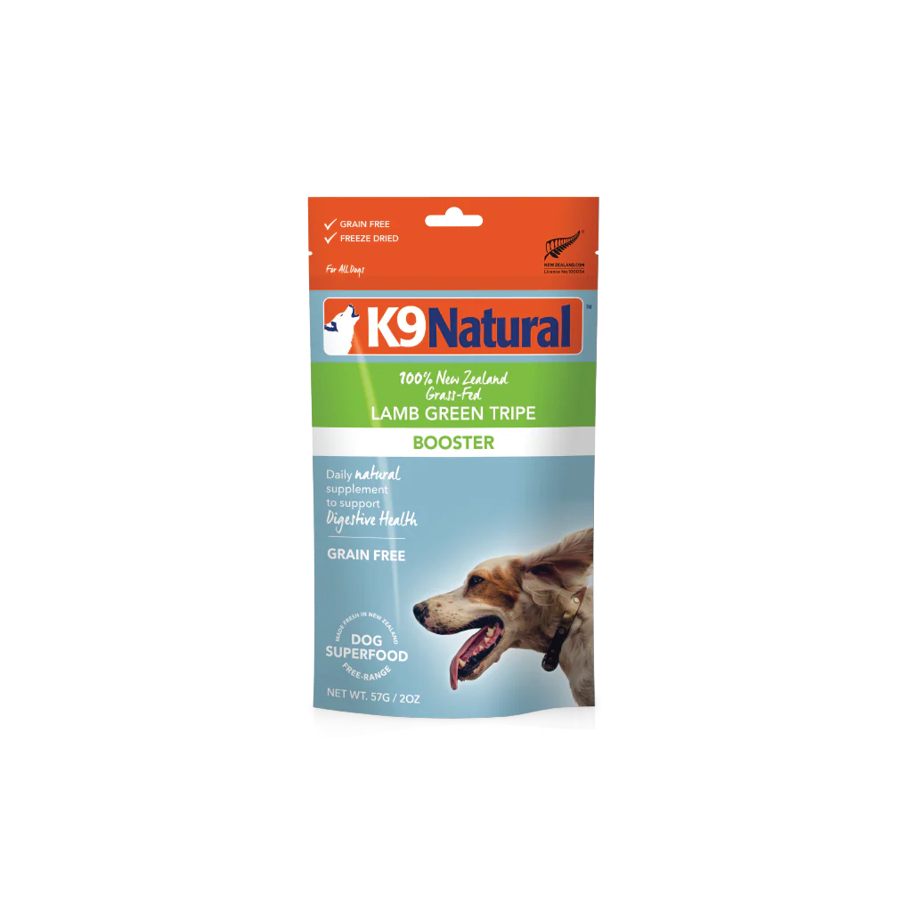 K9 Natural Lamb Green Tripe Freeze-Dried Booster Dog Food