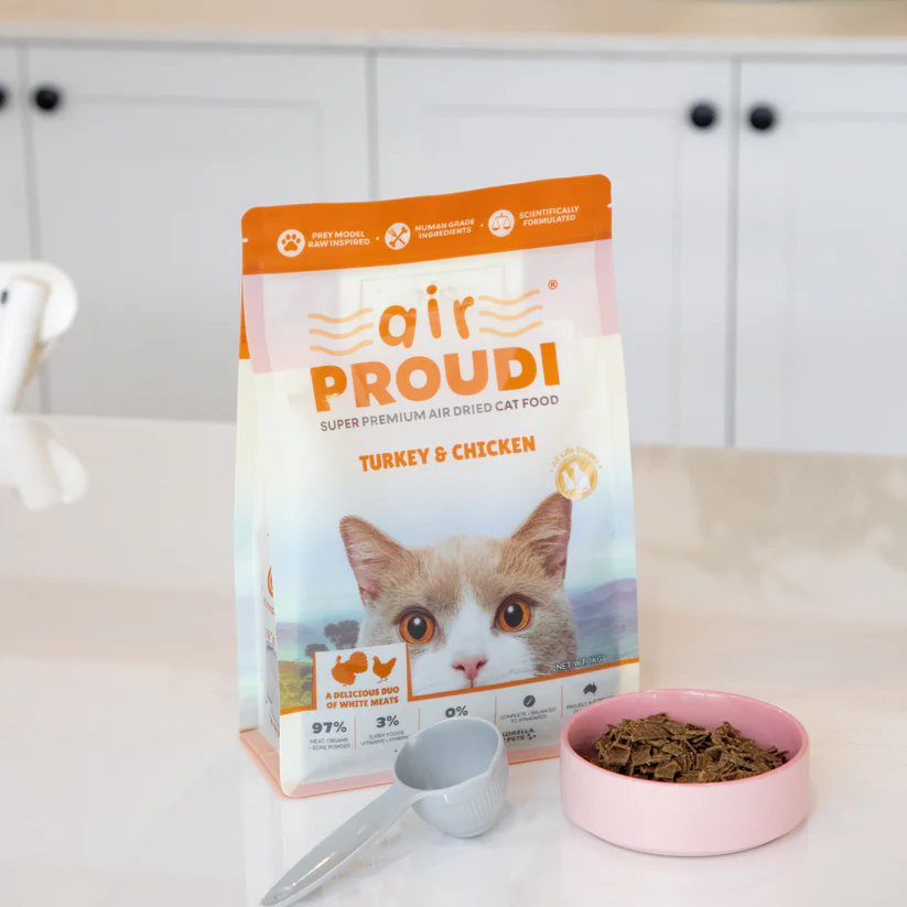 Proudi Premium Air-dried Turkey and Chicken Cat Food
