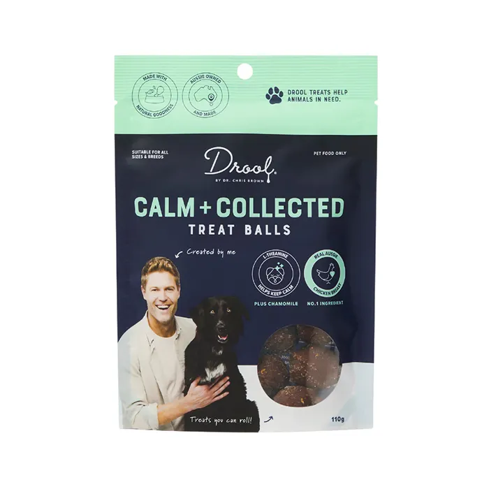 Drool Calm and Collected Chicken Treats for Dogs 110g