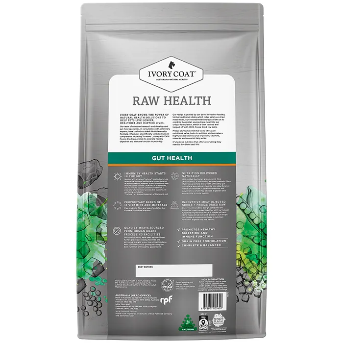 Ivory Coat Raw Health Gut Health Adult Dog Food