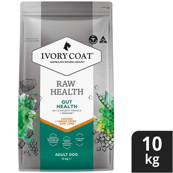 Ivory Coat Raw Health Gut Health Adult Dog Food