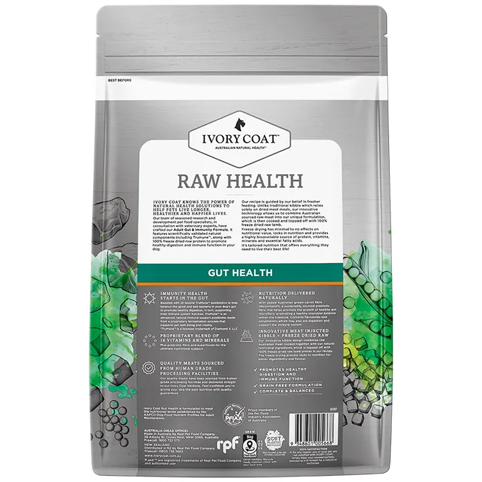 Ivory Coat Raw Health Gut Health Adult Dog Food