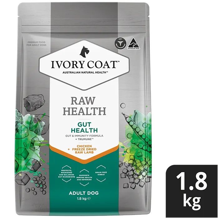 Ivory Coat Raw Health Gut Health Adult Dog Food