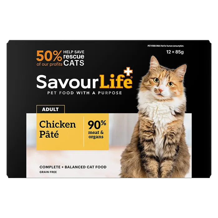 Savourlife Chicken Adult Wet Cat Food 85G 12 Pack