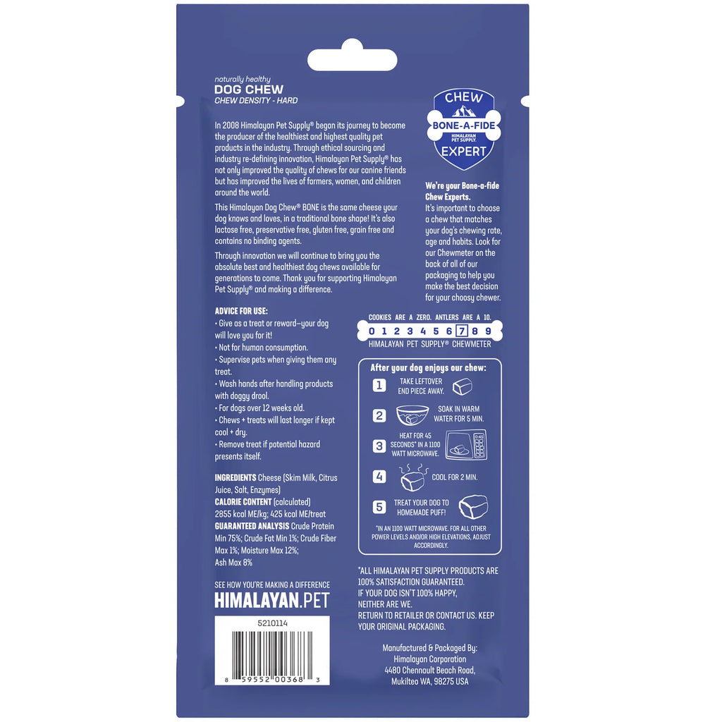 Himalayan Dog Chew Bone - Cheese