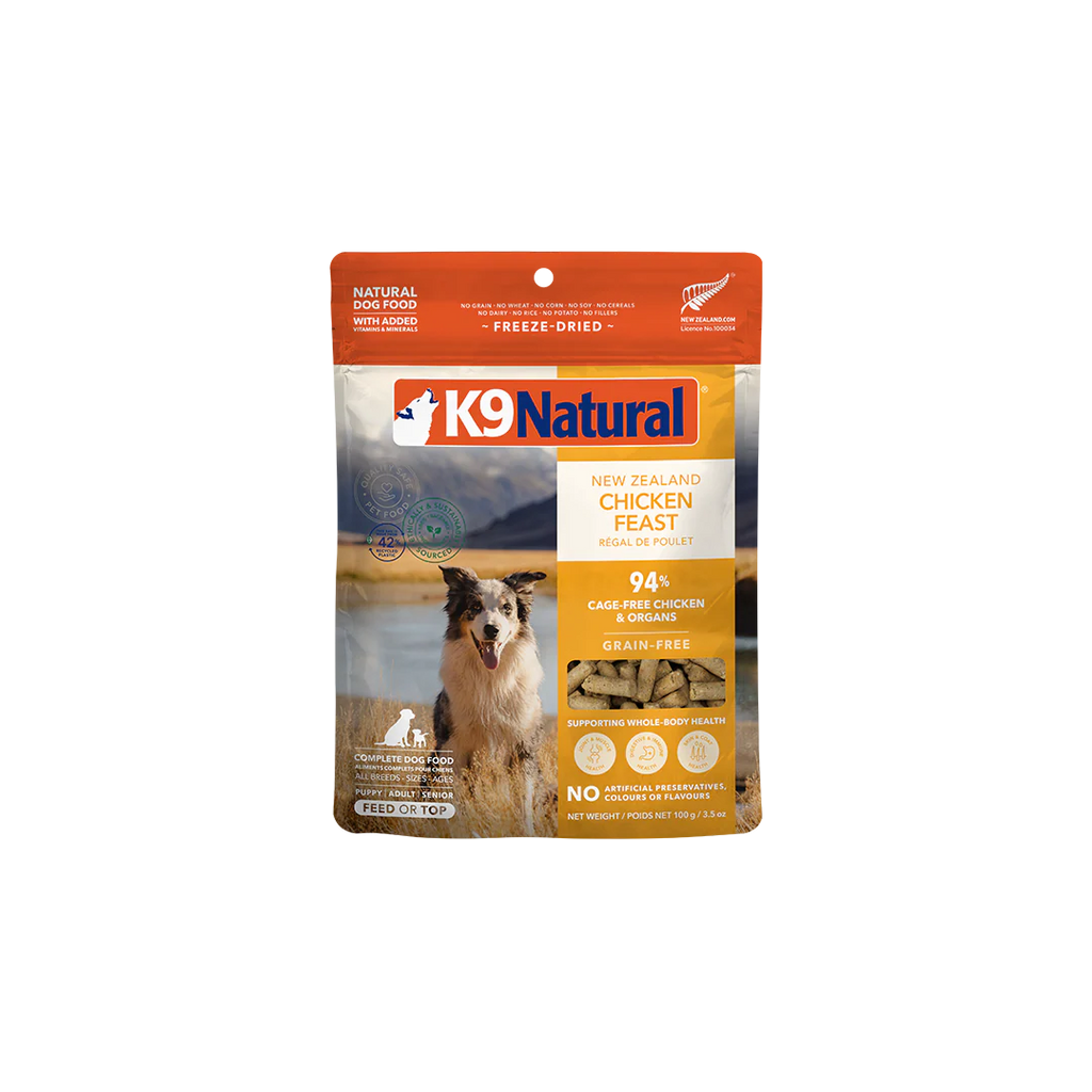 K9 Natural Chicken Feast Freeze-Dried Dog Food