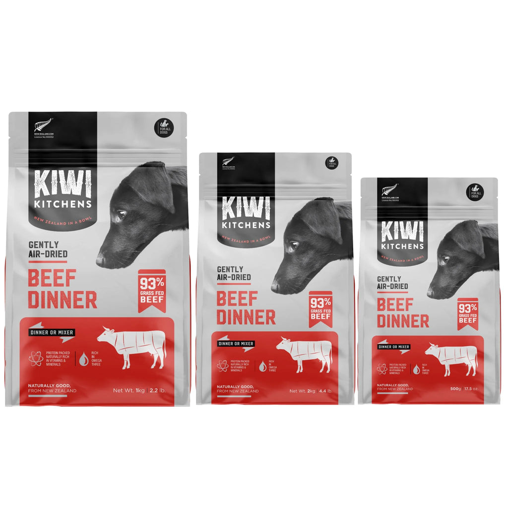 Kiwi Kitchens Air Dried Beef Dog Dinner