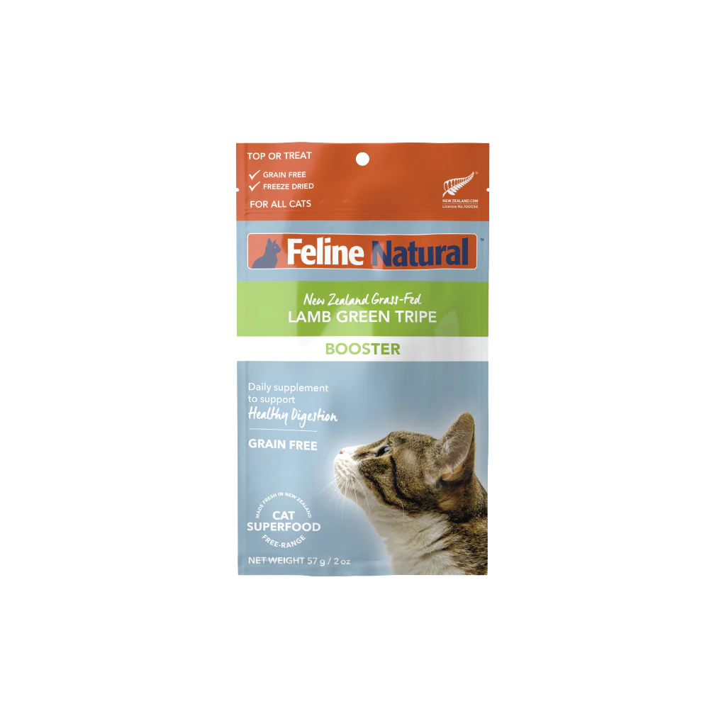 Feline Natural Lamb Green Tripe Freeze-Dried Booster 57G