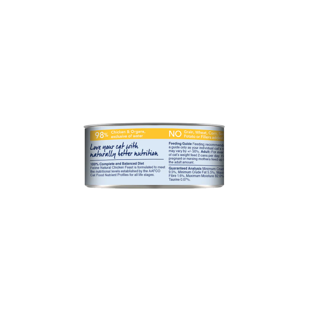 Feline Natural Chicken Feast Canned Cat Food