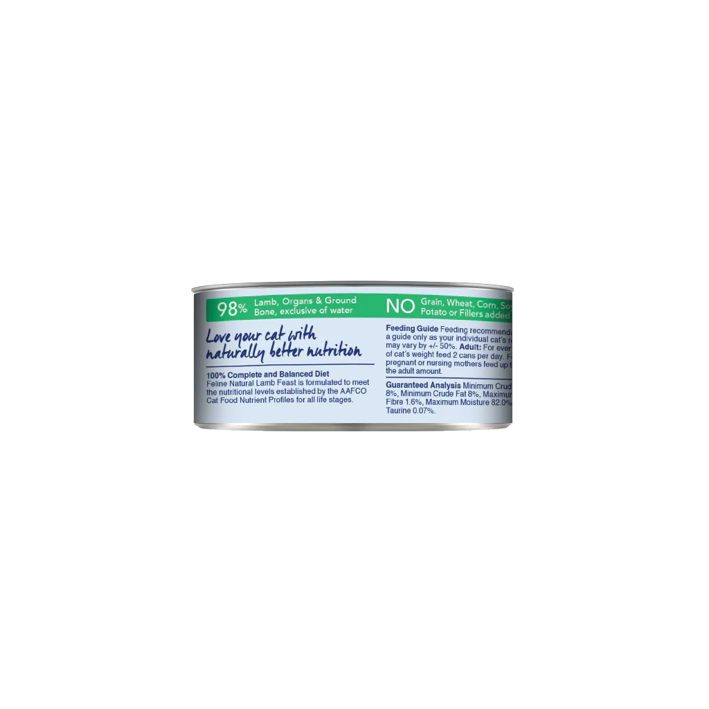 Feline Natural Lamb Feast Canned Cat Food