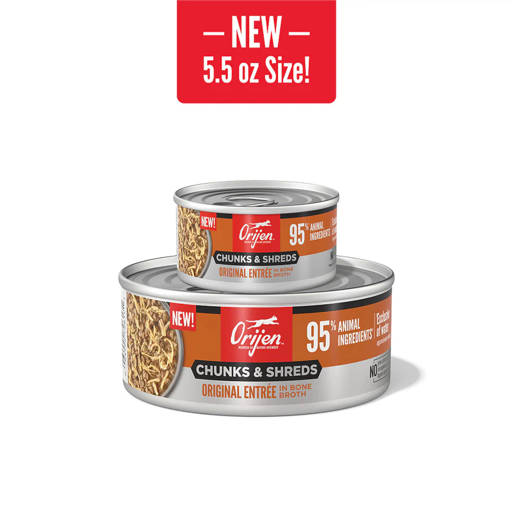 Orijen Chunks and Shreds Original Wet Cat Food