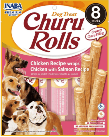 Inaba Churu Chicken and Salmon Wraps 8pk 96g
