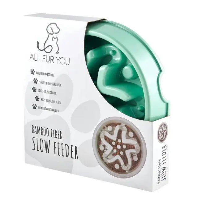 All Fur You Dog Bamboo Feeder Bowl