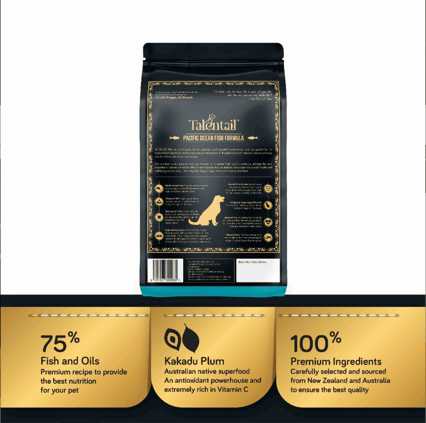 Talentail Ultimate Dog Food Pacific Ocean Fish 1.8kg